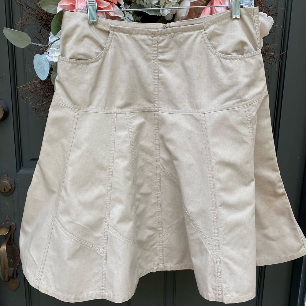 Club Monaco A-line Khaki SKIRT size 6